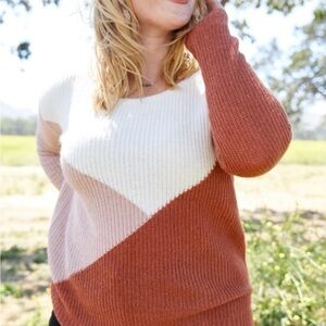 Maurices Women's Tri-Tone Sweater